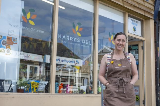 Karry Meyrick, owner , Karry's Deli, Barry, South Wales