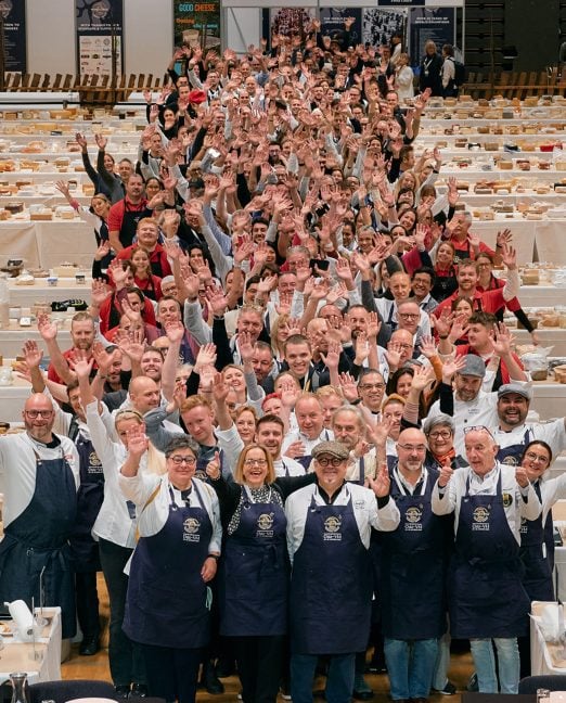 Judges at the World Cheese Awards 2023 in Trondheim, Norway