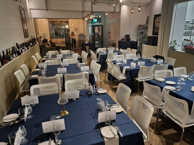 No.42 venue hire supper club set up