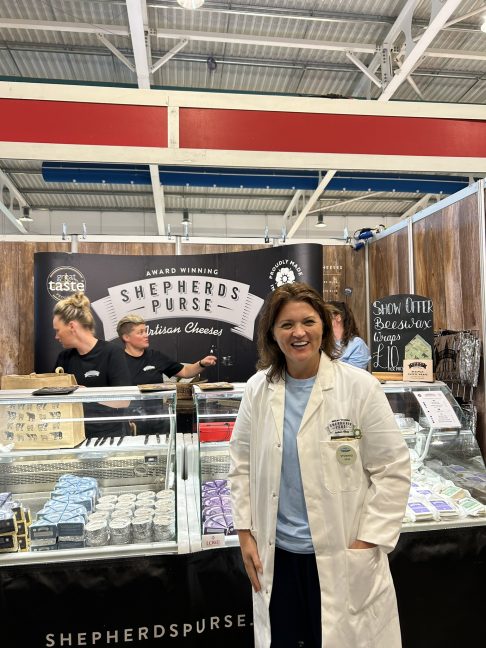 Caroline Bell of Shepherds Purse Cheeses shows us their range.