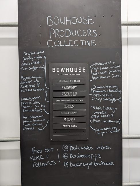 The impeccable selection of producers at Bowhouse