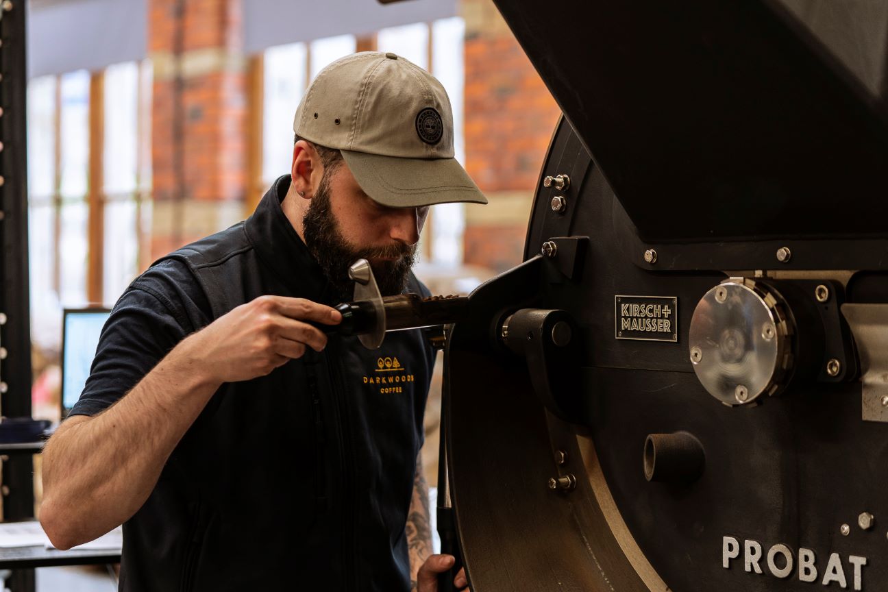 Dark Woods Coffee Leon Gledhill coffee roaster