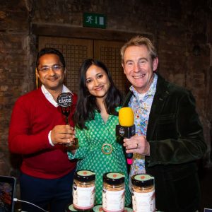 L-R Food of Gods & Nigel Barden. Golden Forks 202. Credit Guild of Fine Food (Sam Pelly)